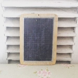 Beautiful vintage French school slate