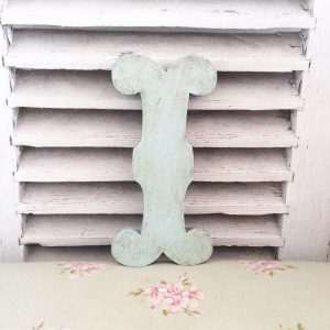 Lovely reclaimed wooden circus letter (I)
