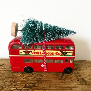 Beautiful vintage bus Christmas decoration