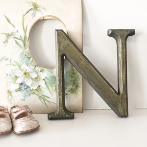 Lovely reclaimed wooden shop letter (N - 21.5cm)