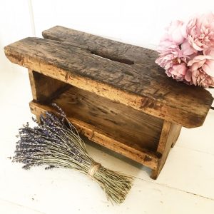 Wonderful old Irish pine work stool