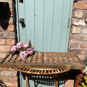 Wonderfully worn old wooden printers drawer